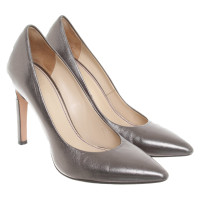 Navyboot Pumps/Peeptoes Leather in Silvery