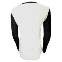 Costume National Pullover schwarz weiß