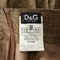 D&G Tweed skirt in multicolor