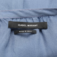 Isabel Marant Top en Soie en Bleu