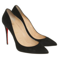 Christian Louboutin So Kate Suede in Black