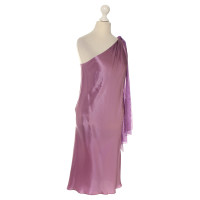 Just Cavalli Violet zijden jurk