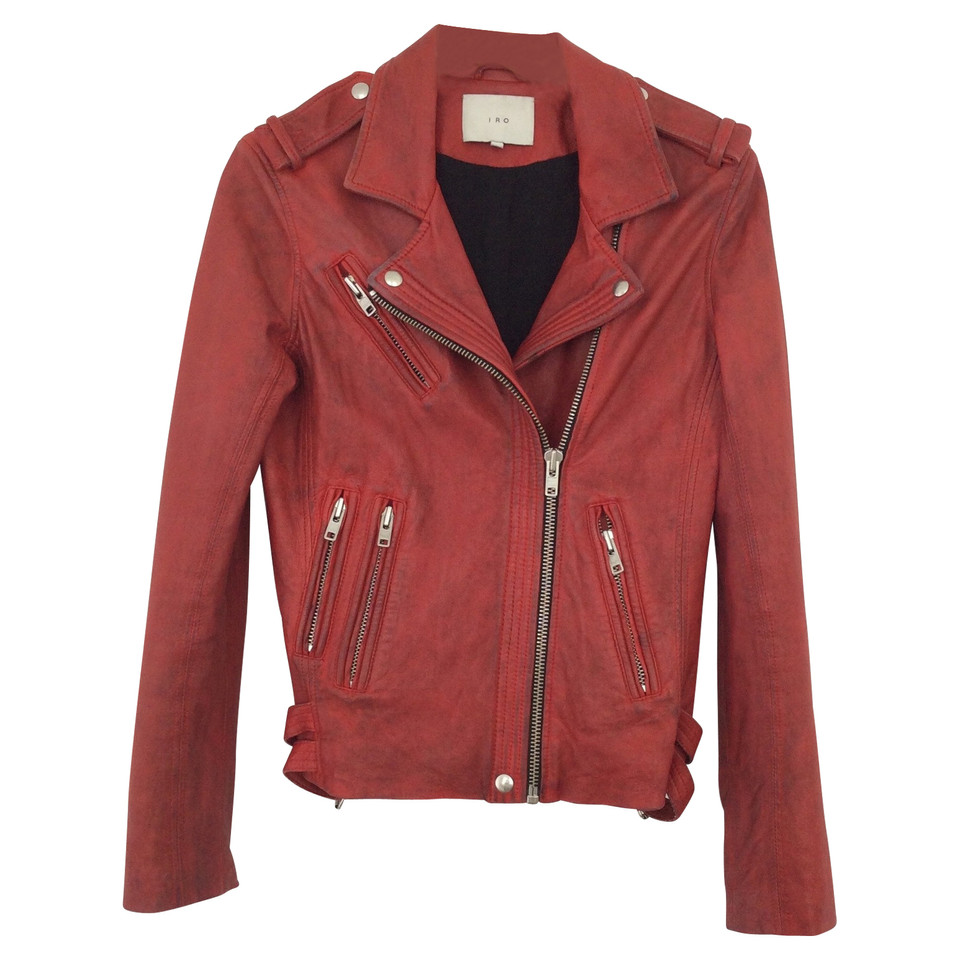 Iro Jacket/Coat Leather in Red