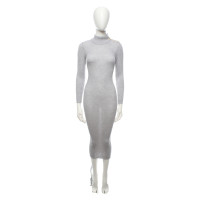 Balmain Kleid aus Wolle in Grau