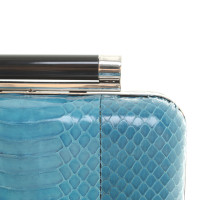 Diane Von Furstenberg turquoise clutch