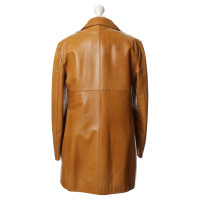 Burberry Manteau de cuir