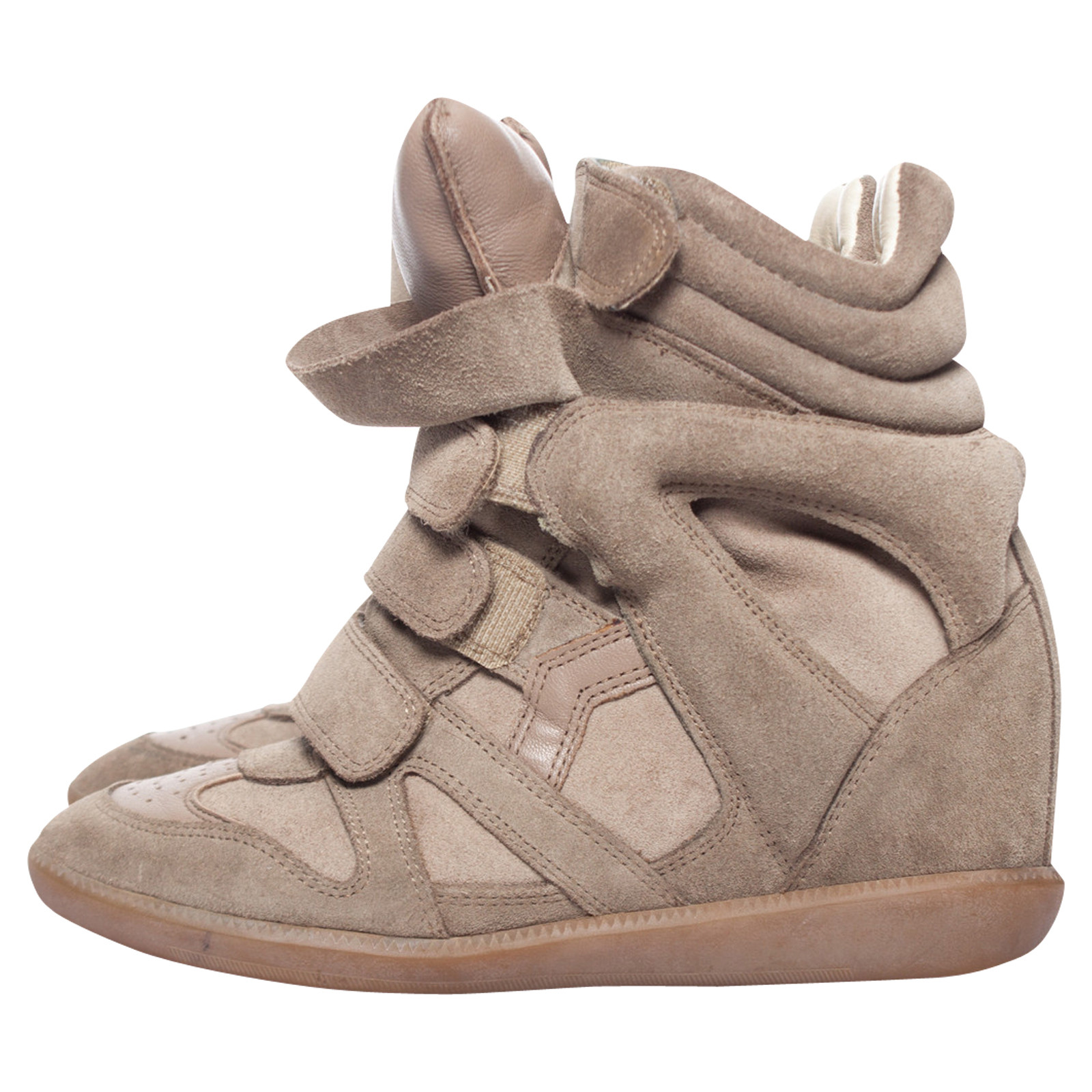Isabel Marant Trainers Suede in Khaki - Second Hand Isabel Marant Trainers  Suede in Khaki buy used for 295€ (4560166)