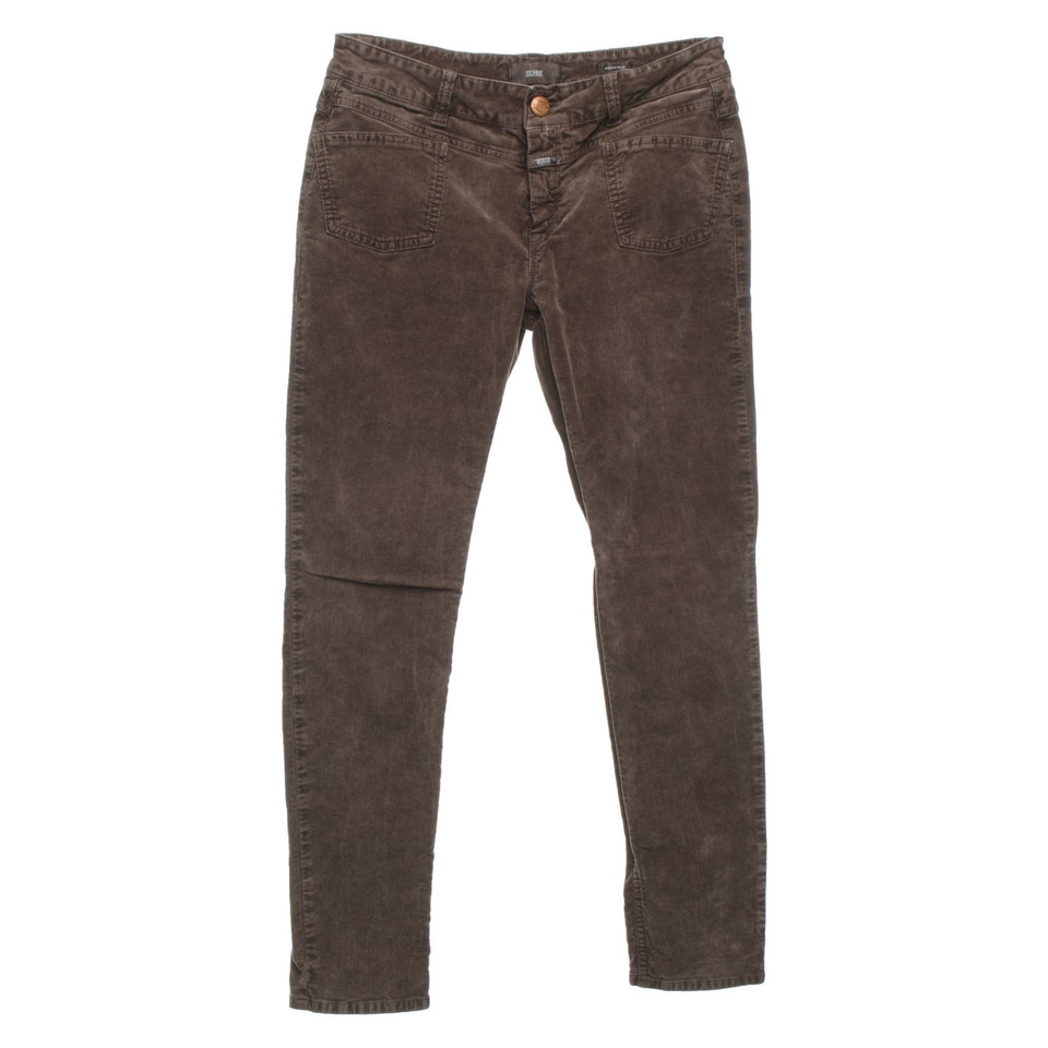 Closed Jeans in Cotone in Marrone