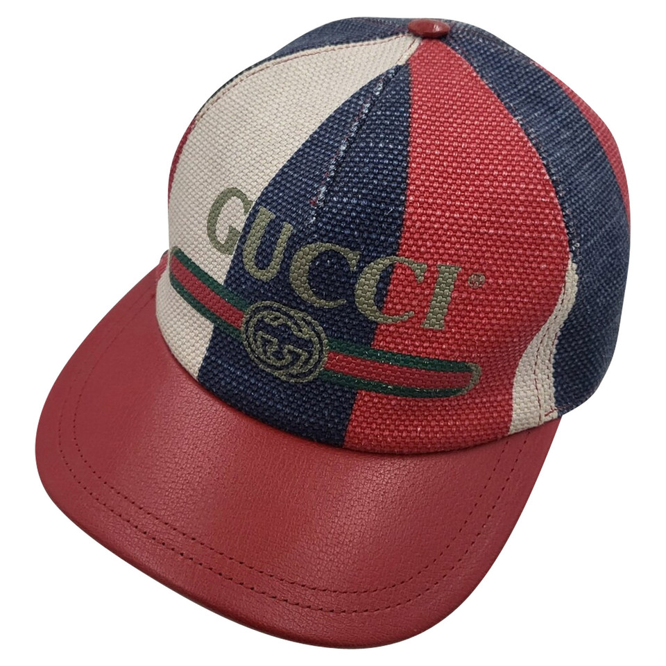 Gucci Hat/Cap Linen in Red
