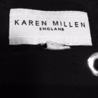 Karen Millen Zwarte jurk met oogjes