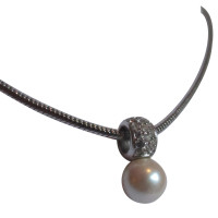 Christian Dior Strass pearl collier.