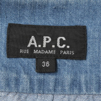 A.P.C. Jeans blouse in blue