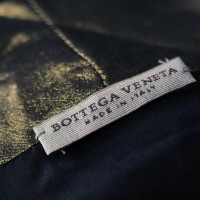Bottega Veneta gold shirt with pussy bow