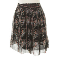 Isabel Marant Etoile Wrap-around skirt with flower pattern 