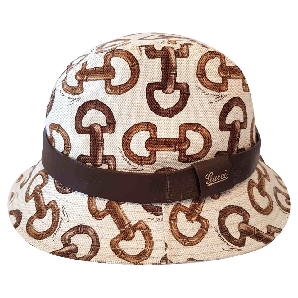 Gucci Hut/Mütze aus Canvas in Beige