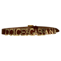 Dolce & Gabbana Ceinture avec les lettres du logo