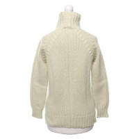 Malo Knitted cashmere sweater in yellow