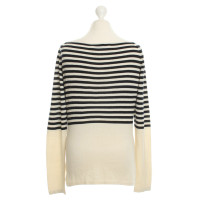 Steffen Schraut Knitted sweater with striped pattern