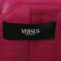 Versace Lederblazer in Pink