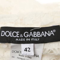 Dolce & Gabbana Bruidsjurk van wit kant