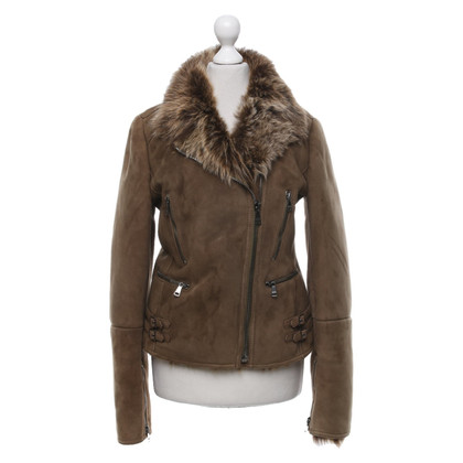 Dolce & Gabbana Jacket/Coat Fur in Beige
