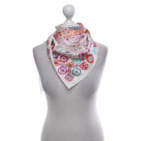 Longchamp Silk scarf with colorful pattern