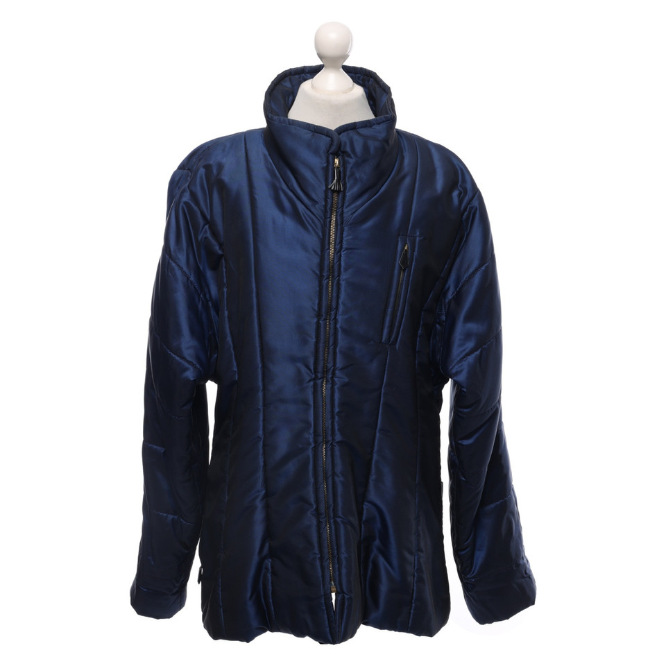 Hermès Jacket/Coat Silk in Blue