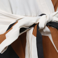 Diane Von Furstenberg Robe en soie avec motif