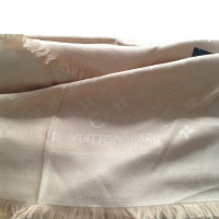 Louis Vuitton Monogramma-splendere stoffa in crema
