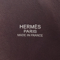 Hermès Bolide 35 Leer in Violet