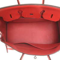 Hermès Birkin Bag 35 Leather in Red