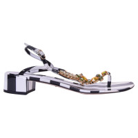 Dolce & Gabbana Sandals in black and white