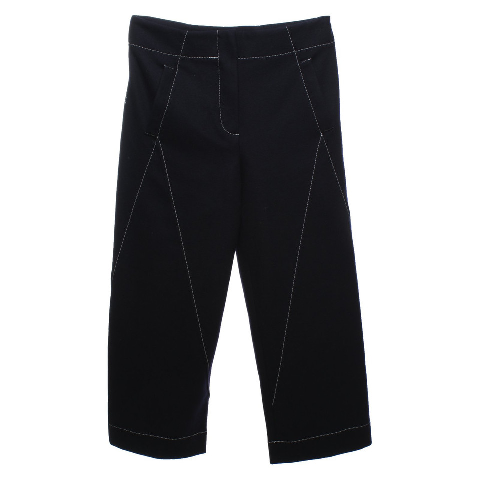 Sport Max Trousers Wool in Blue