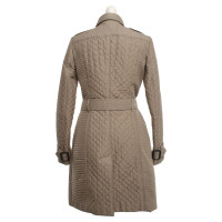 Burberry Quilted Coat in Khaki