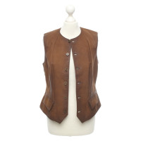 Ralph Lauren Vest Leather in Brown