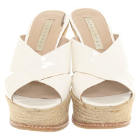 Pura Lopez Wedges Patent leather in White