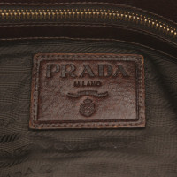 Prada Handtasche aus Leder in Braun