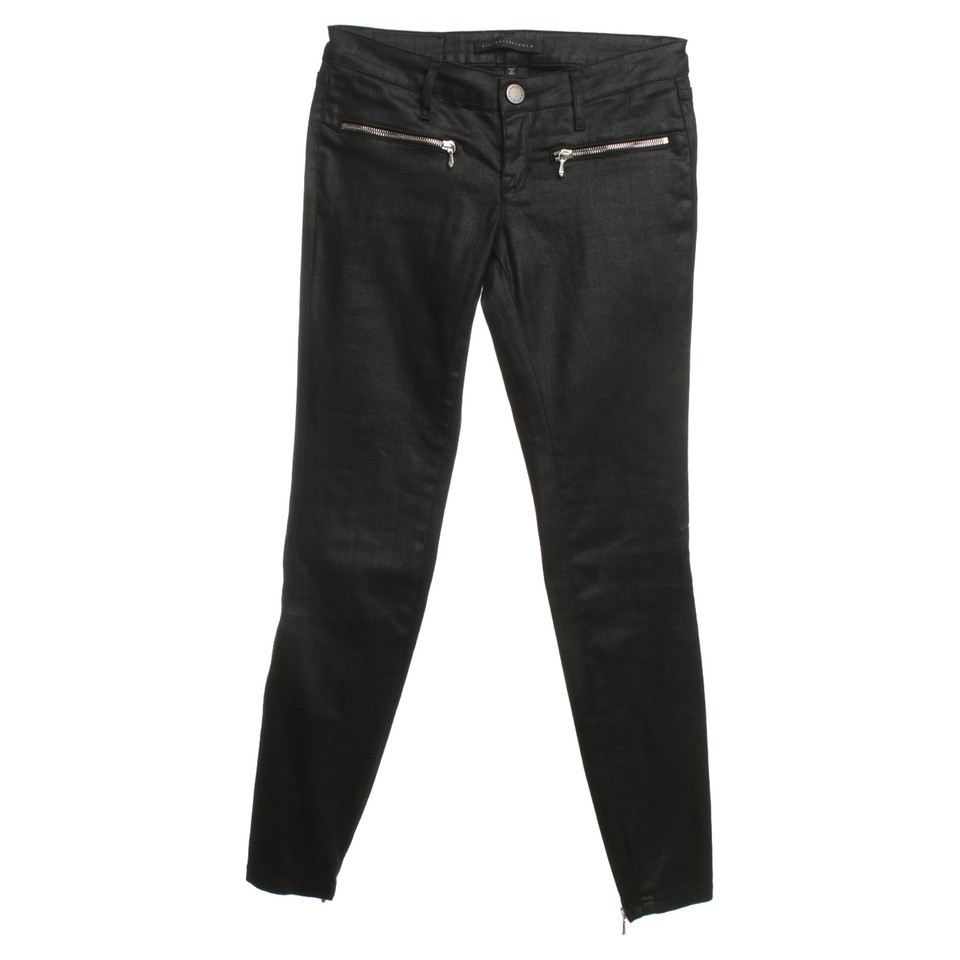 Victoria Beckham jean noir avec fermeture éclair