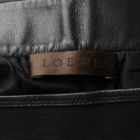 Loewe Gonna in Pelle in Nero