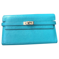 Hermès Bag/Purse Leather in Turquoise