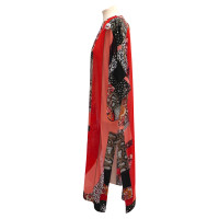 Roberto Cavalli Silk dress in patchwork look