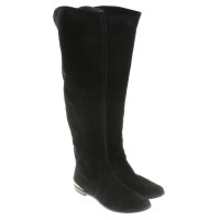 Sergio Rossi Leather boots in black
