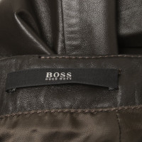 Hugo Boss leather skirt