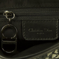 Christian Dior Saddle Bag in Tela in Nero