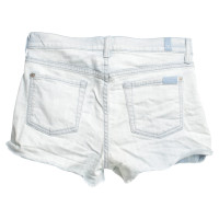 7 For All Mankind Jeans-Shorts in Hellblau