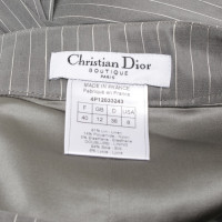Christian Dior Gonna in grigio / bianco