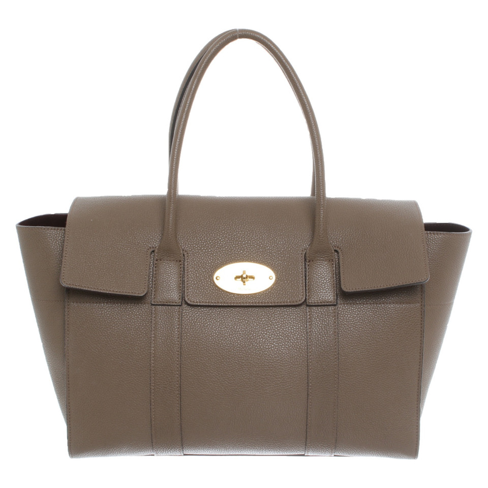 Mulberry Bayswater Leather in Taupe
