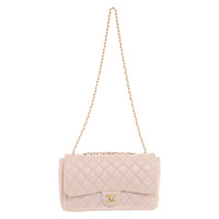 Chanel Classic Flap Now and Forever en Cuir en Nude