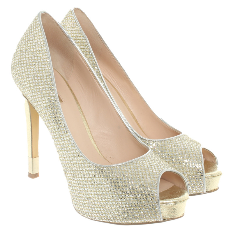 Guess Pumps/Peeptoes in Gold - Second 