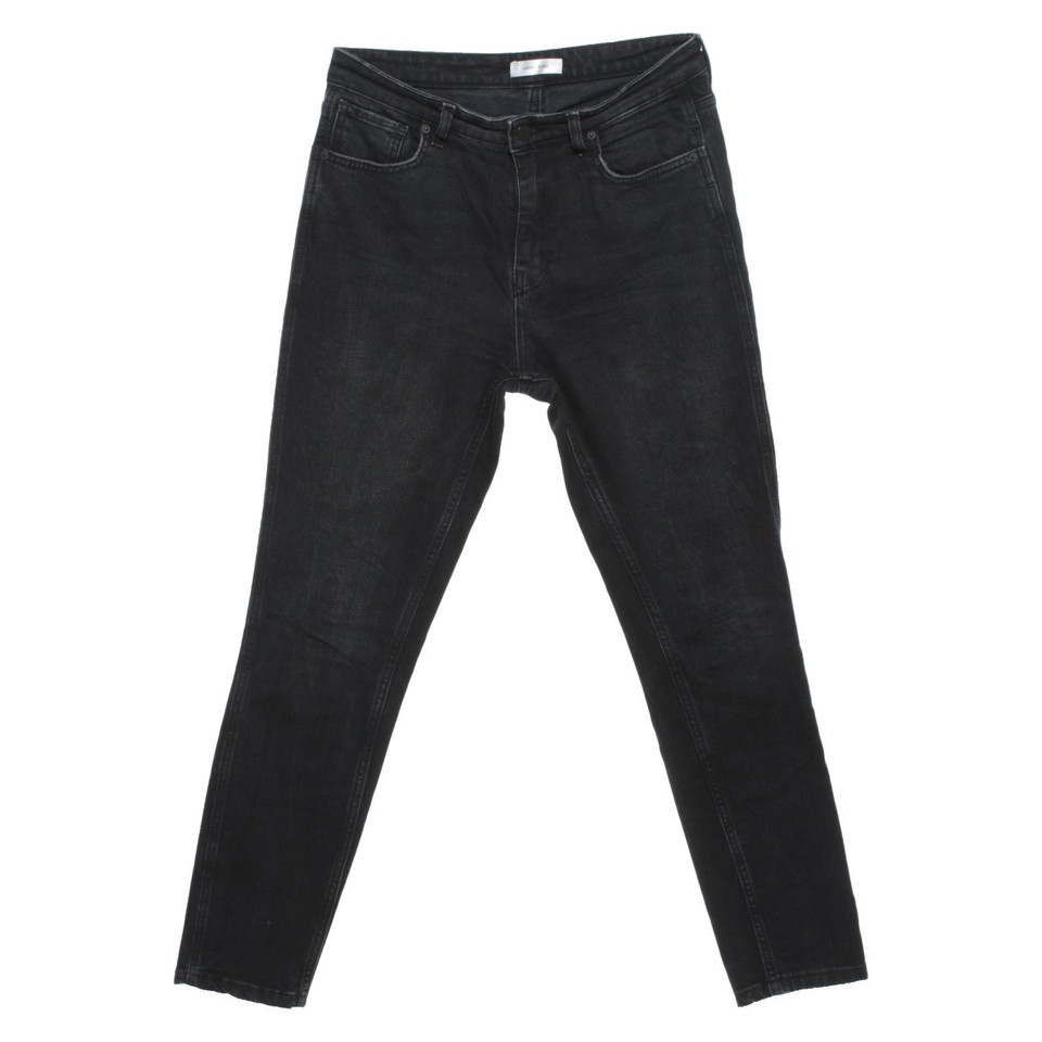 Anine Bing Jeans aus Baumwolle in Schwarz